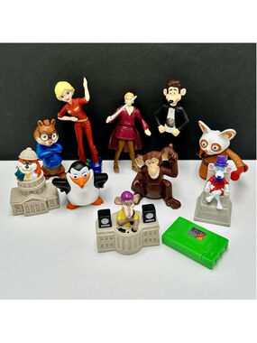 McDonald’s Burger King Toys Susan Ginormica Capital Critters Chipmunks Lot of 11